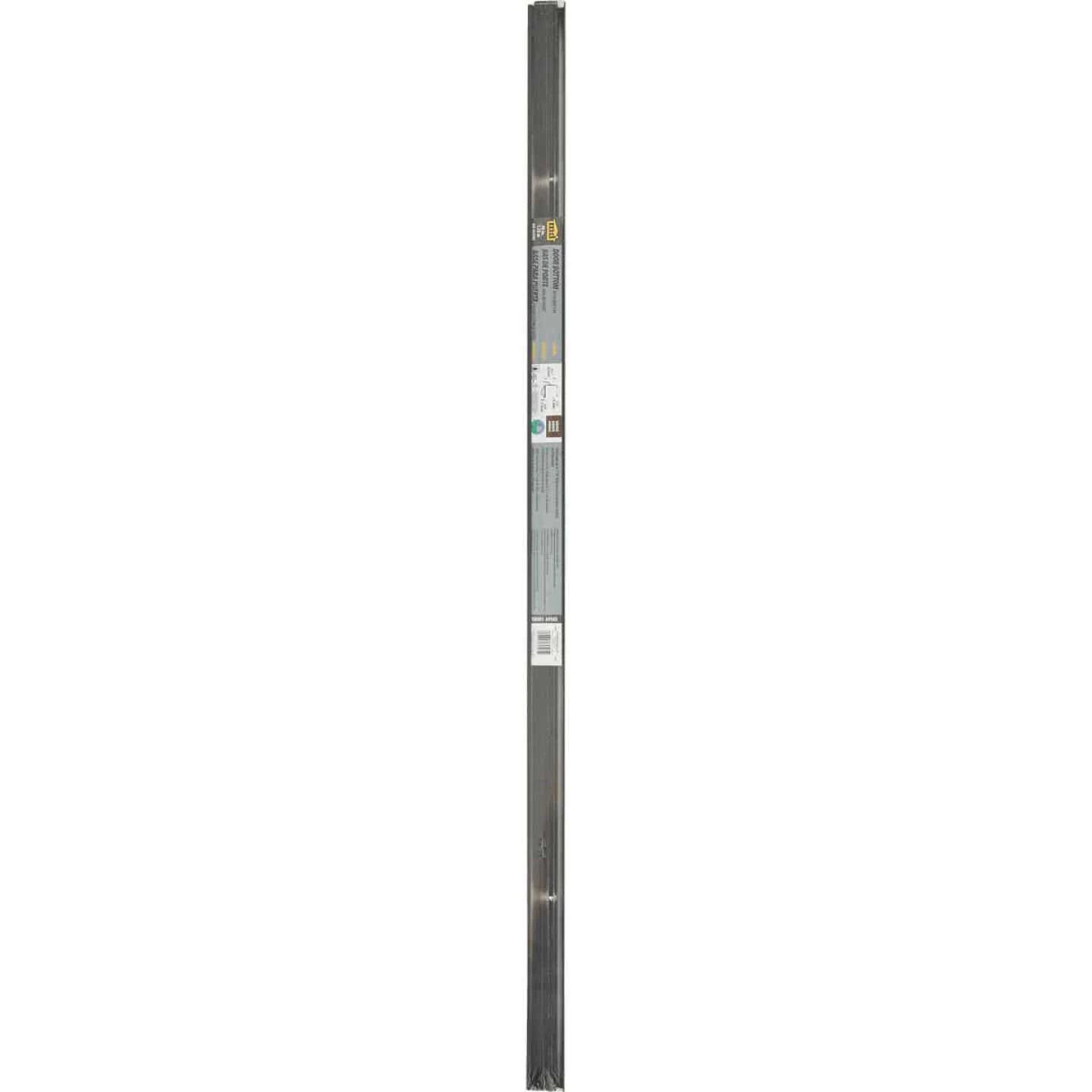 M-D Ultra 1.75 In. W. X 1.25 In. H. X 48 In. L. Bronze Vinyl L-Shaped Door Bottom With Drip Cap For 1-3/8 & 1-3/4 In. Door 4 M-D Ultra 1.75 In. W. X 1.25 In. H. X 48 In. L. Bronze Vinyl L-Shaped Door Bottom With Drip Cap For 1-3/8 & 1-3/4 In. Door - Image 2
