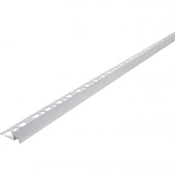 M-D Building Products 3/8 In. X 8 Ft. Satin Clear Anodized Tile Edging Reducer