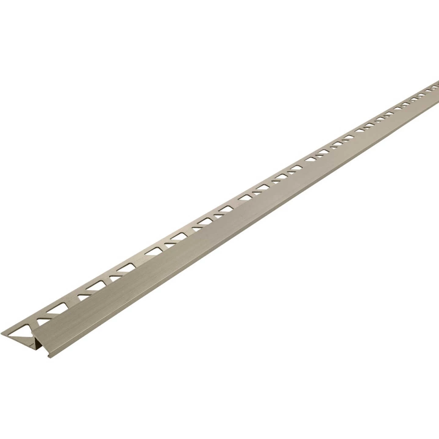 M-D Building Products 3/8 In. X 8 Ft. Pewter Tile Edging Reducer 3 M-D Building Products 3/8 In. X 8 Ft. Pewter Tile Edging Reducer