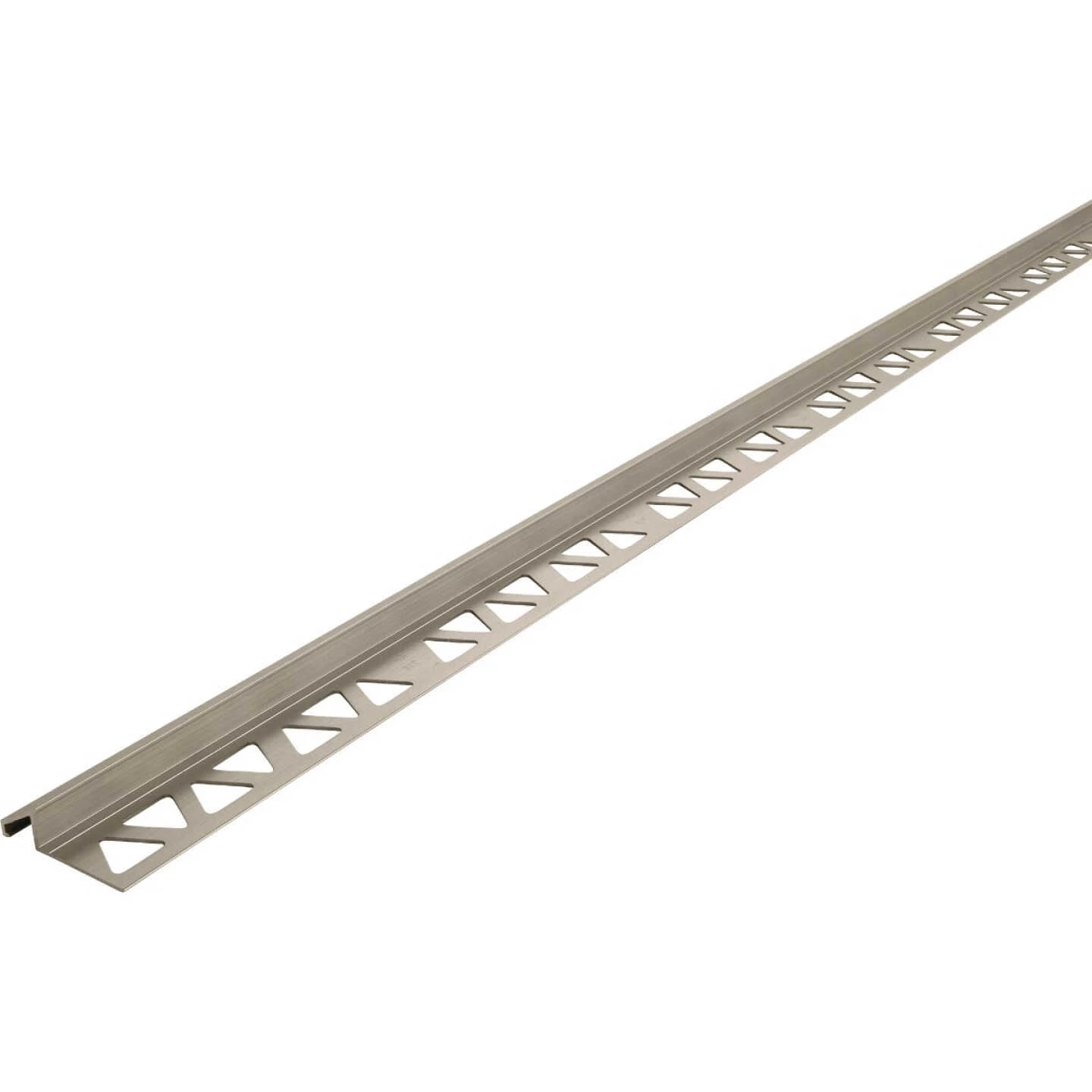 M-D Building Products 3/8 In. X 8 Ft. Pewter Tile Edging Reducer 4 M-D Building Products 3/8 In. X 8 Ft. Pewter Tile Edging Reducer - Image 2