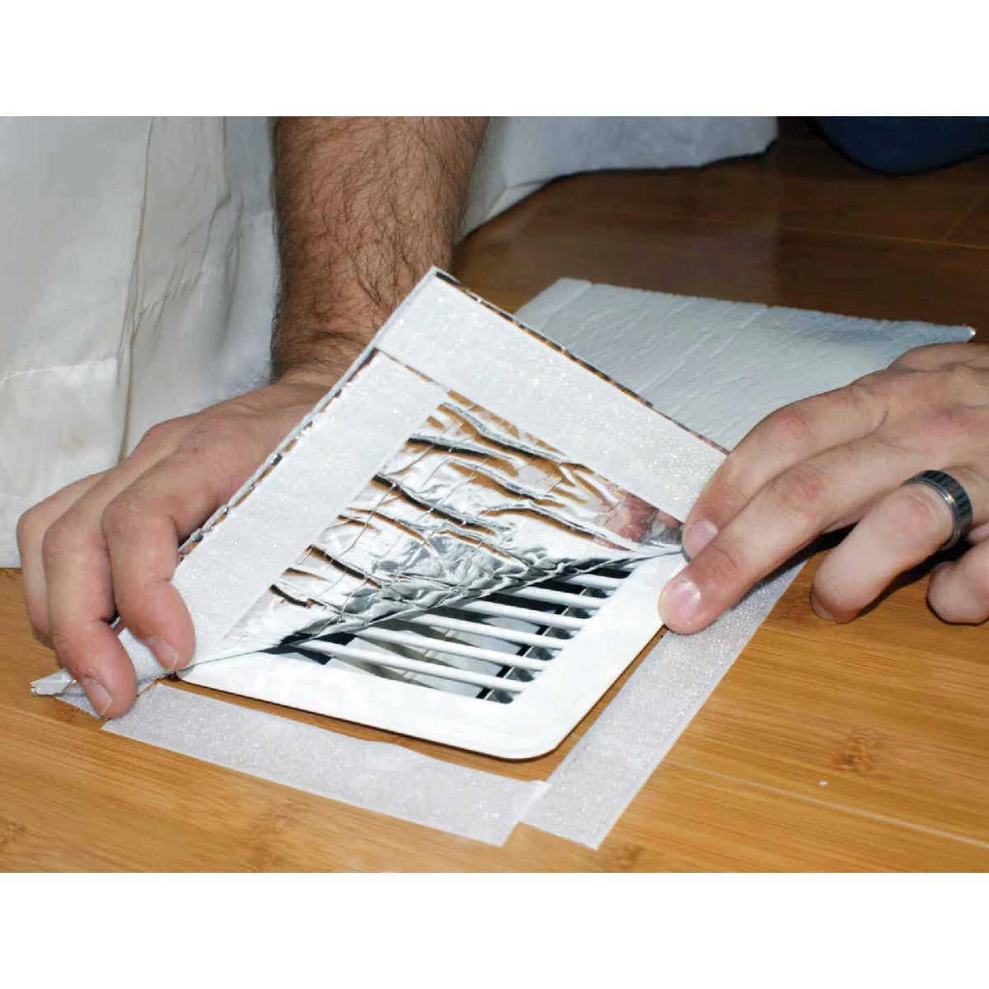 M-D 36" X 48" White Whole House Fan Cover 4 M-D 36" X 48" White Whole House Fan Cover - Image 2