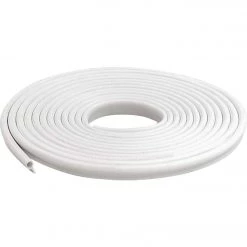 M-D 1/2 In. X 17 Ft. Rigid White Door Jamb Weatherstrip