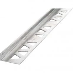 M-D Building Products 3/8 In. X 8 Ft. Mill Aluminum L-Shape Ceramic Tile Edging