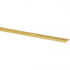 M-D Building Products 3/4 In. X 3 Ft. Satin Brass Aluminum Fluted Tile Edging