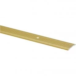 M-D Brass Satin 1-1/4 In. X 6 Ft. Aluminum Seam Binder