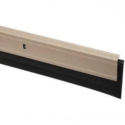 M-D 2 In. W. X 36 In. L. Satin Nickel Heavy-Duty Aluminum And Vinyl Door Sweep