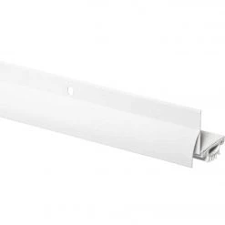 M-D 1.75 In. W. X 1.25 In. H. X 36 In. L. White Vinyl L-Shaped Door Bottom With Drip Cap For 1-3/8 & 1-3/4 In. Door