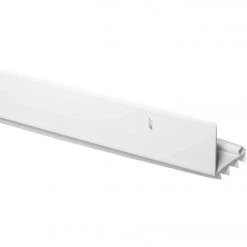 M-D 2.5 In. W. X 1.5 In. H. X 36 In. L. White Vinyl L-Shaped Door Bottom With Vinyl Fins For 1-3/4 In. Door