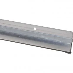 M-D 1-7/8 In. X 36 In. Silver Drip Cap Door Sweep With Vinyl Seal