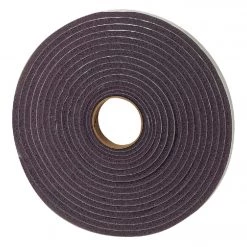 M-D 3/8" W X 3/16" T X 17' L Gray Foam Open Cell Weatherstrip Tape
