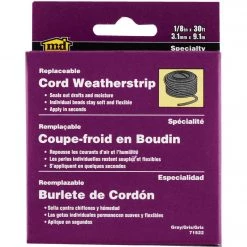 M-D 30' X 3/16" X 1/8" Caulking Cord Weatherstrip