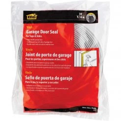 M-D 1-1/2 In. X 30 Ft. White Vina-Strip Garage Door Seal