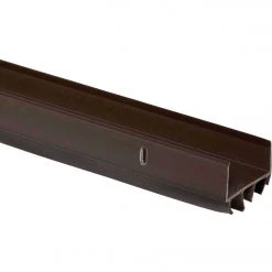 M-D 1.75 In. W. X 1.25 In. H. X 36 In. L. Brown Vinyl U-Shaped Door Bottom With Vinyl Fins For 1-3/4 In. Door