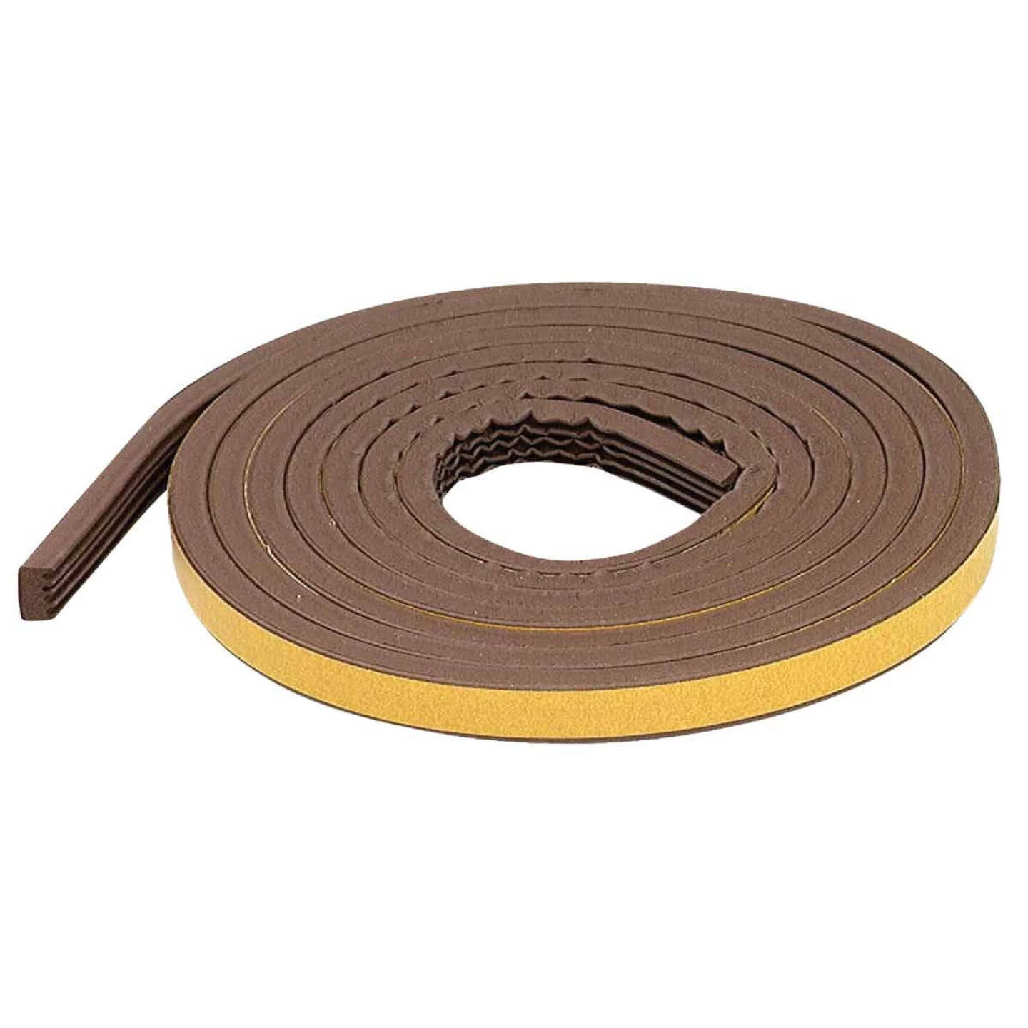 M-D Brown 10' 19/32" Rubber Weatherstrip 4 M-D Brown 10' 19/32" Rubber Weatherstrip - Image 2