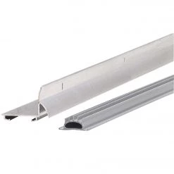 M-D Ultra 1.75 In. W. X 1.25 In. H. X 36 In. L. Mill Vinyl L-Shaped Door Bottom With Drip Cap For 1-3/8 & 1-3/4 In. Door