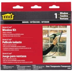 M-D Shrink & Seal 42 In. X 62 In. Indoor Window Insulation Kit