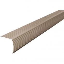 M-D Satin Nickel 1-1/8 In. W X 36 In. L Aluminum Fluted Cinch Stairnose